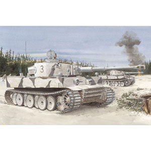 サイバーホビー 1/35 WW.II ドイツ軍重戦車 ティーガー I 極初期