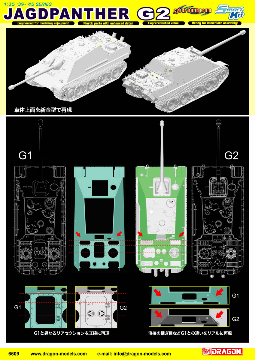 cyber-hobby 1/35 Jagdpanther Ausf.G2