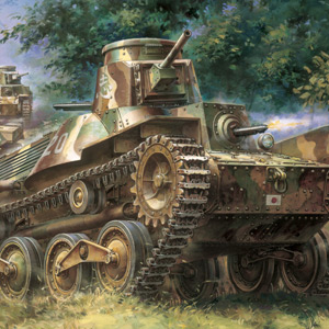 サイバーホビー   日本帝国陸軍 九五式軽戦車 ハ号 初期型