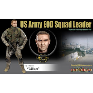 cyber-hobby 1/6 Sgt 1st class William US Army EOD Squad Leader