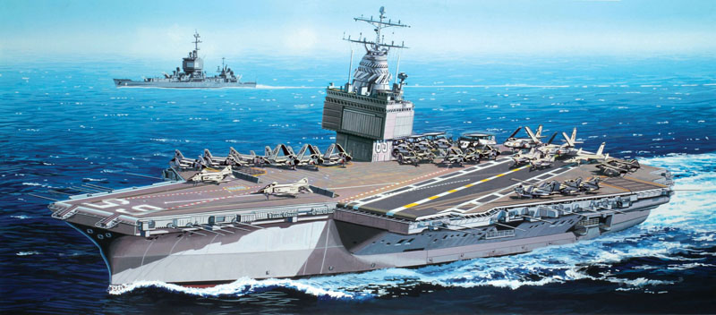 Сۥӡ 1/700 ꥫ϶ U.S.S.󥿡ץ饤CVN-65(1969ǯ) - ɥĤ