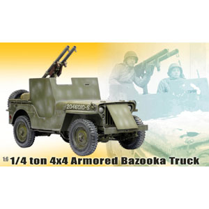 cyber-hobby 1/6 1/4 ton 4x4 Armored Bazooka Truck