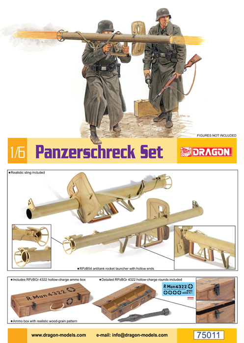 cyber-hobby 1/6 German RPzB 54 Antitank Rocket Launcher