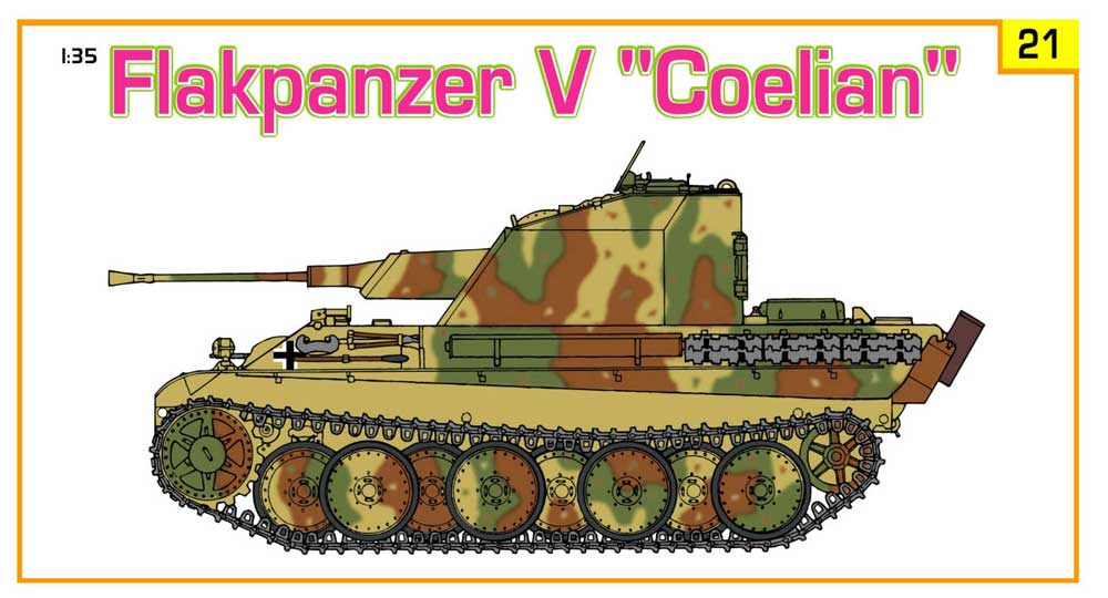 cyber-hobby 1/35 Flakpanzer V Coelian w/Panzer Riders [CH9121