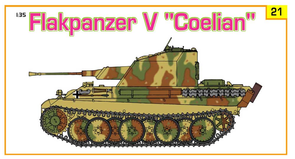 cyber-hobby 1/35 Flakpanzer V "Coelian" w/Panzer Riders