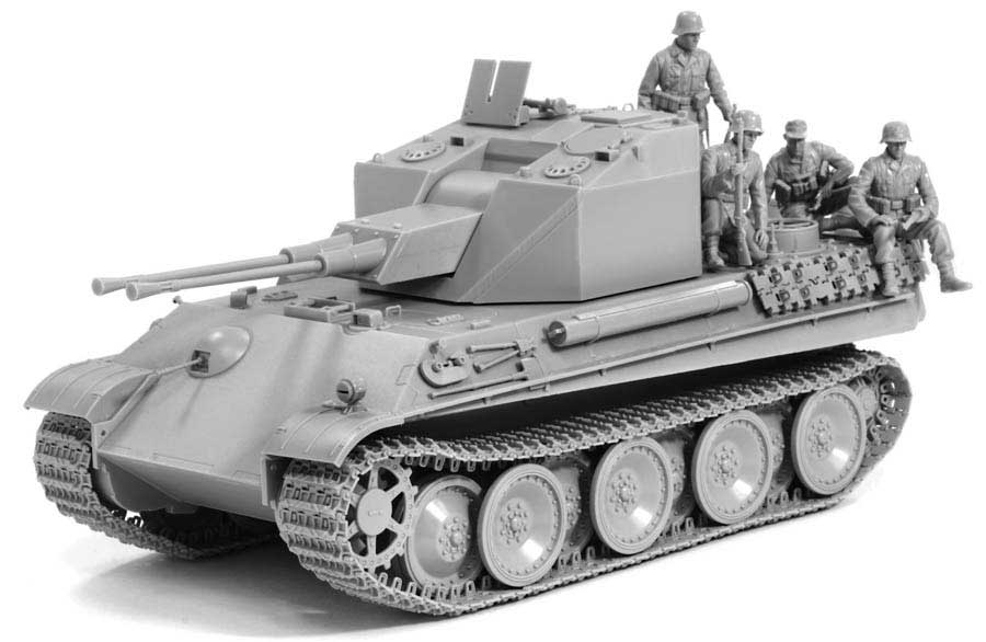 cyber-hobby 1/35 Flakpanzer V "Coelian" w/Panzer Riders