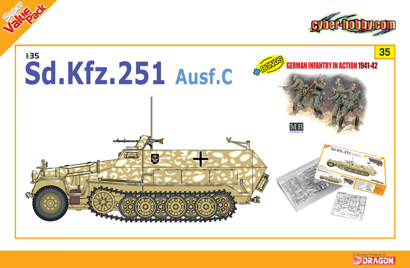 Сۥӡ 1/35 WW.IIɥķ Sd.Kfz.251 C ʼ͢ w/ɥķ ʼ 1941-1942 - ɥĤ