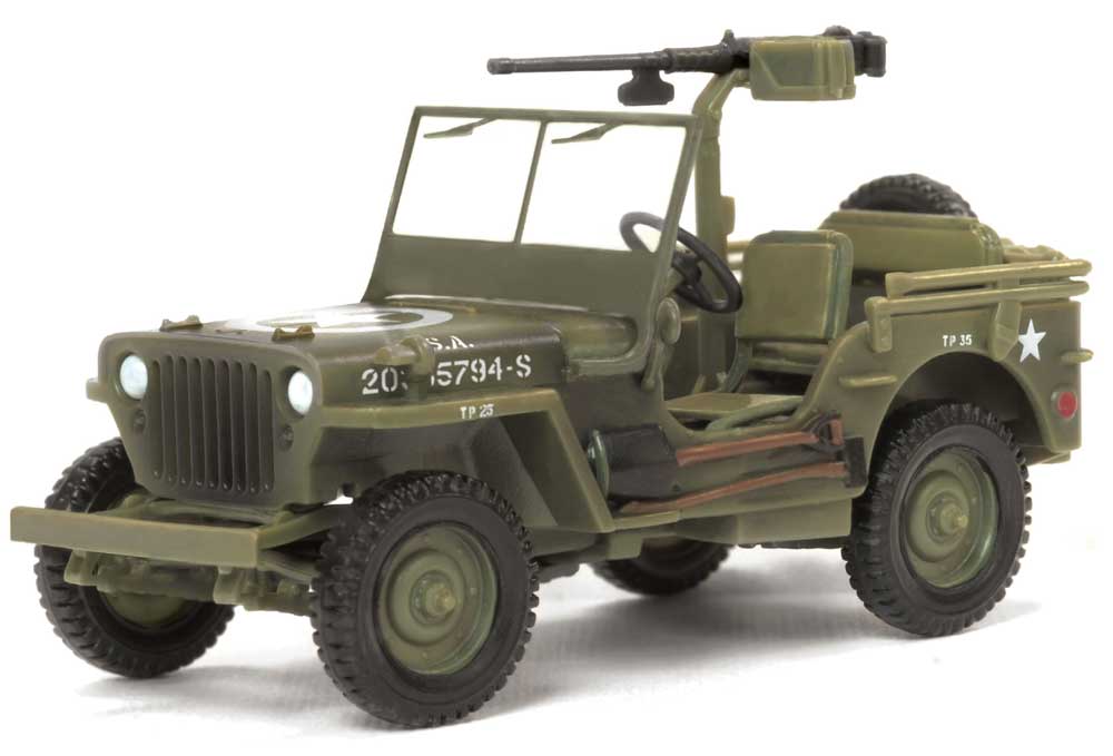 DragonArmor 1/72 WWII 1/4 Ton 4x4 Truck w/.50cal Heavy Machine