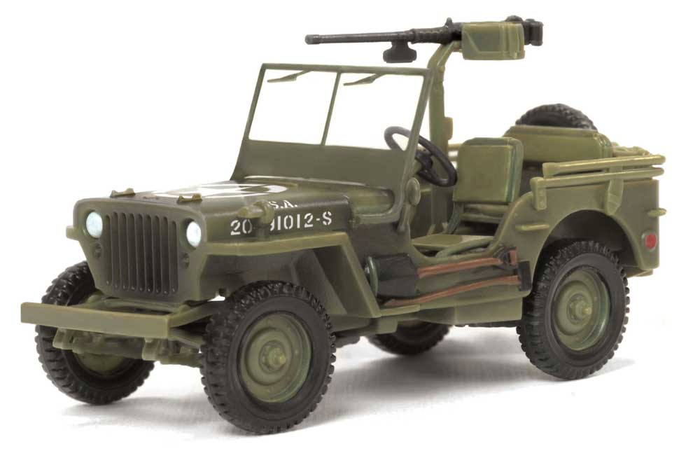 DragonArmor 1/72 WWII 1/4 Ton 4x4 Truck w/.50cal Heavy Machine