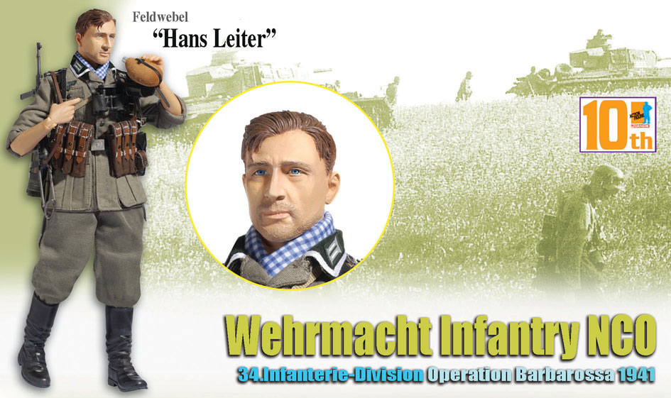 Dragon 1/6 "Hans Leiter" (Feldwebel)-(10th Anniversary)