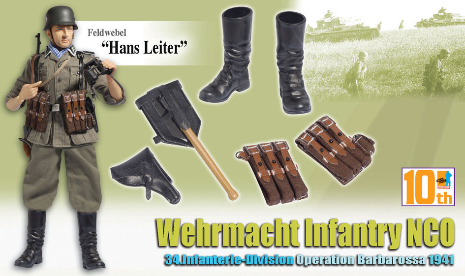 Dragon 1/6 "Hans Leiter" (Feldwebel)-(10th Anniversary)