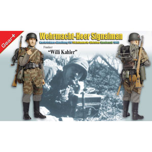 DRAGON 1/6 "Willi Kahler" (Funker) - Wehrmacht-Heer Signalman