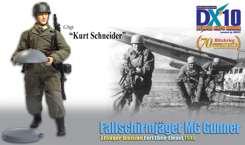 Dragon 1/6 FallschirmJager MG Gunner Kurt Schneider