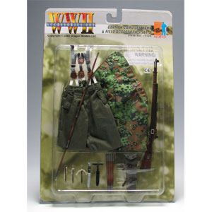 German Camo Zeltbahn & FIELD ACCESSORIES SET 4