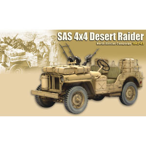 Dragon 1/6 SAS Jeep, 1/4 Ton 4x4 Desert Raider