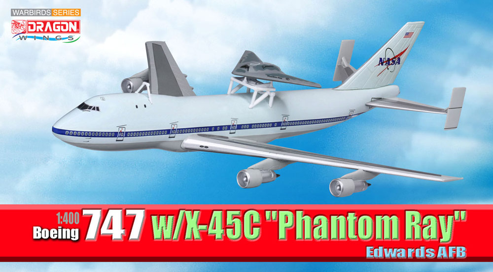 ɥ饴 󥰥 С 1/400 ꥫ B747 w/X-45C "եȥࡦ쥤" ɥ