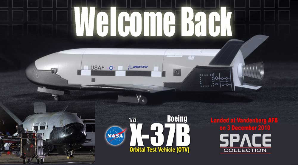 SpaceDragonWings 1/72 X-37B Orbital Test Vehicle (OTV) (Space)