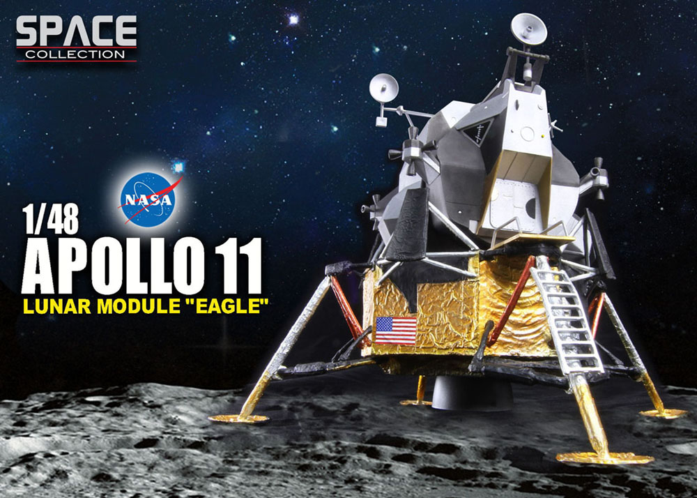 Space Dragon Wings 1/48 Apollo 11, Lunar Module "Eagle" (Space)