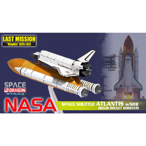 SpaceDragonWings 1/400 Space Shuttle "Atlantis" w/ SRB