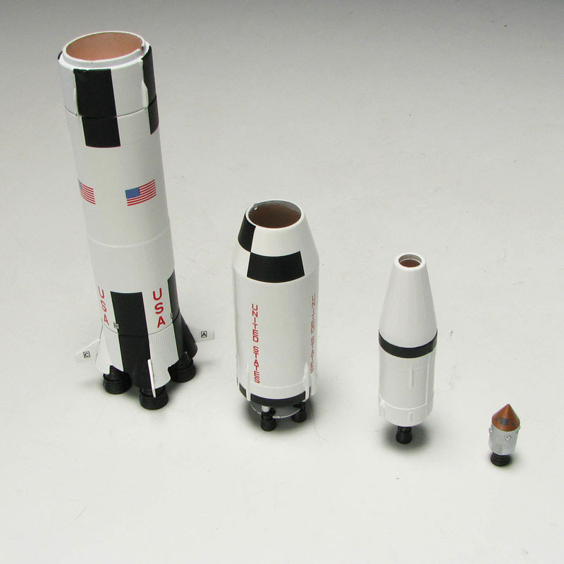 SpaceDragonWings 1/400 Apollo 13 Saturn V Rocket