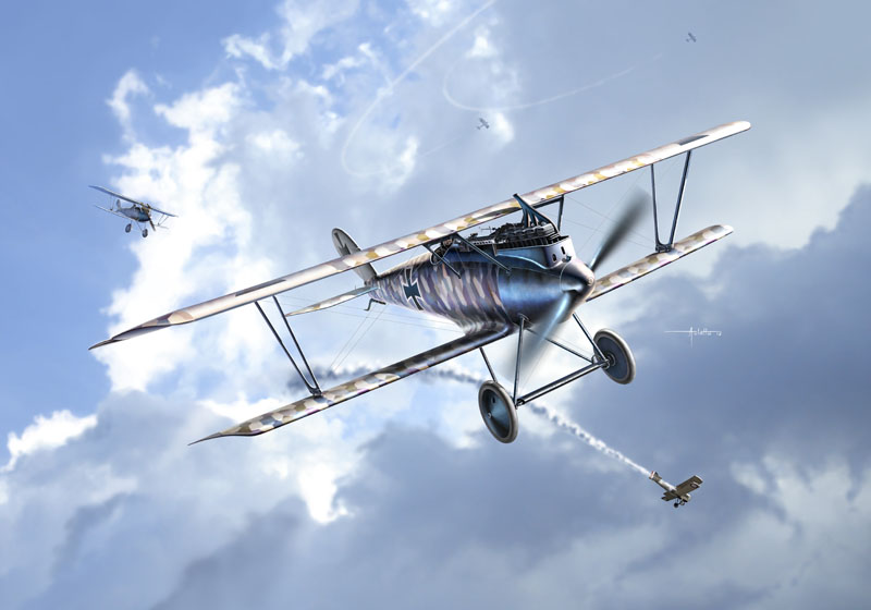 Encore Models 1/32 BLUE MAX PFALZ D.IIII