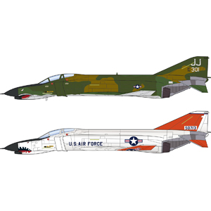 PLATZ 1/144 F-4E PHANTOM II "U.S.AIR FORCE" (2 kits)