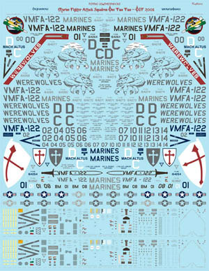 ե饤󥰥쥶ͥå1/48 ꥫʼ⡡F/A-18 A/C "VMFA-122 ֥" ǥ