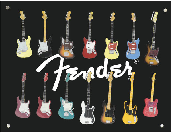 F-toys 1/8 FENDER GUITAR COLLECTION 2 Complete set