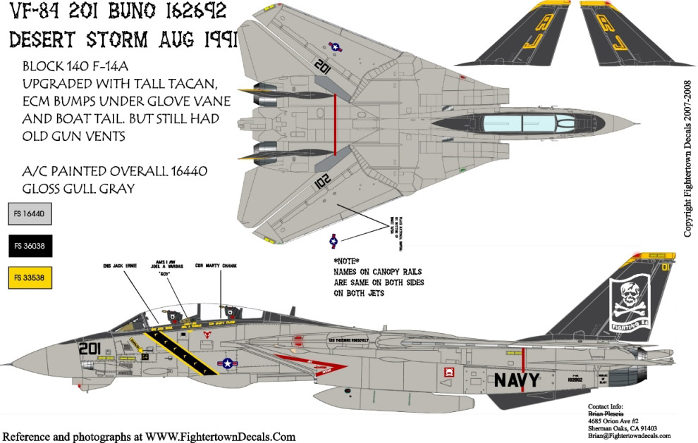 F-14A VF-84ɥ꡼㡼 - ɥĤ