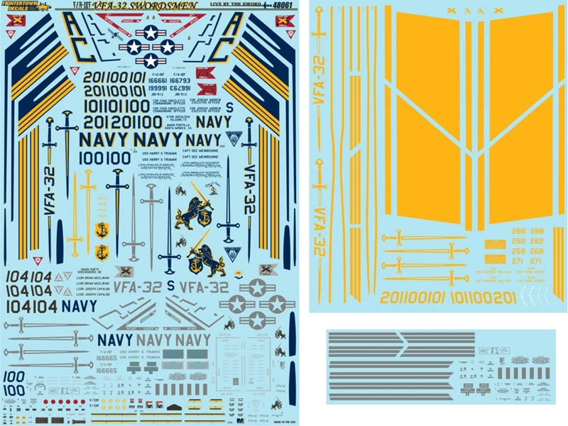 եǥ 1/48 ꥫ F/A-18F VFA-32  "LIVE BY THE SW - ɥĤ