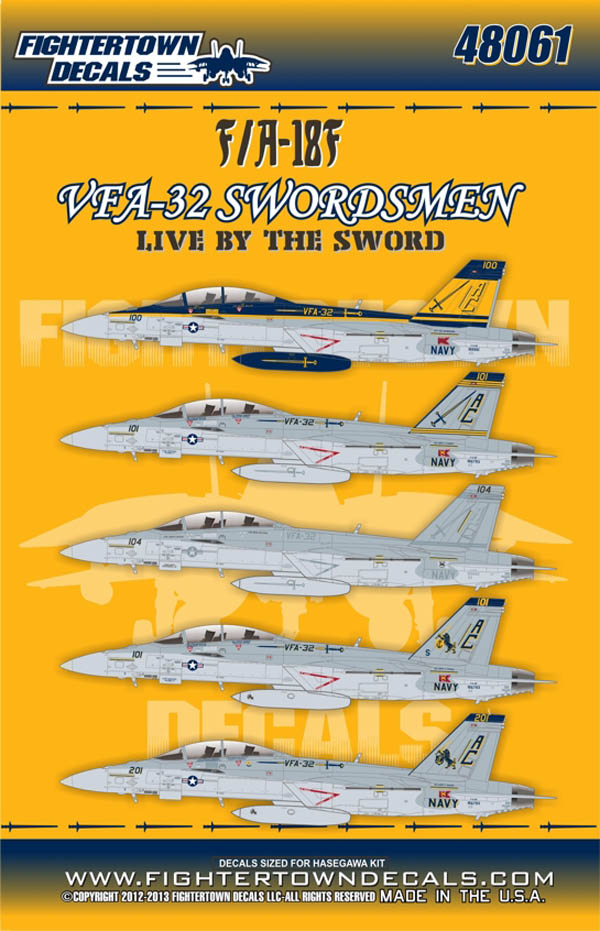 եǥ 1/48 ꥫ F/A-18F VFA-32  "LIVE BY THE SW - ɥĤ