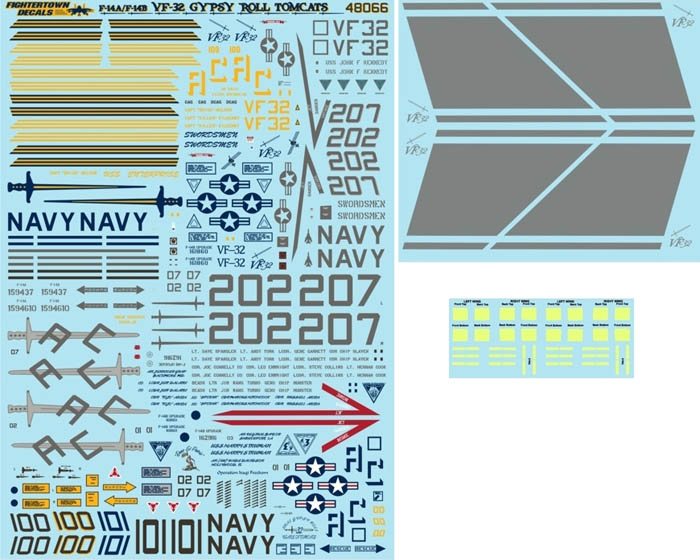 եǥ롡1/48 ꥫ VF-32 F-14A/B ץ  ȥ७å - ɥĤ