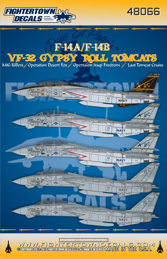 եǥ롡1/48 ꥫ VF-32 F-14A/B ץ  ȥ७å - ɥĤ