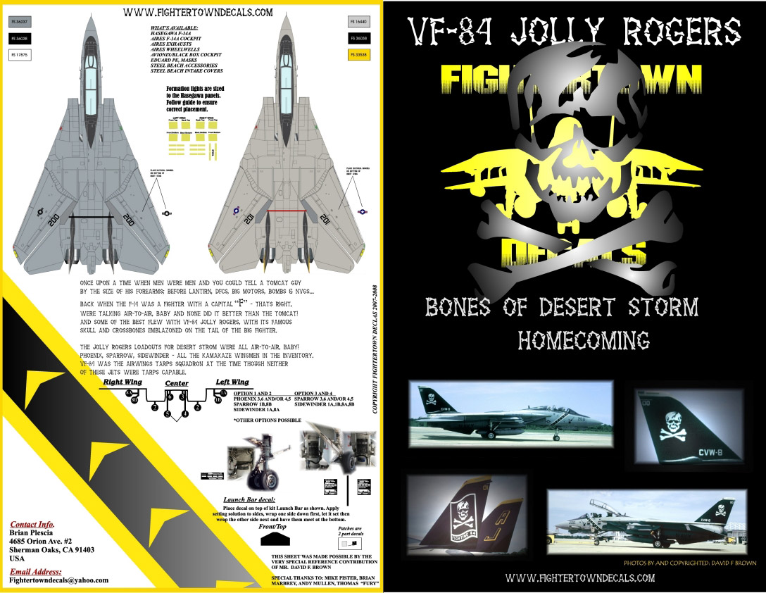 F-14A VF-84ɥ꡼㡼Bones of Desert Storm