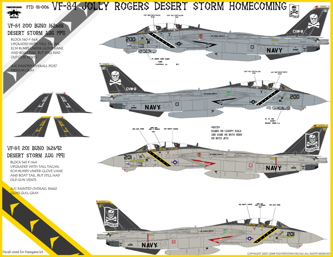 F-14A VF-84ɥ꡼㡼Bones of Desert Storm - ɥĤ