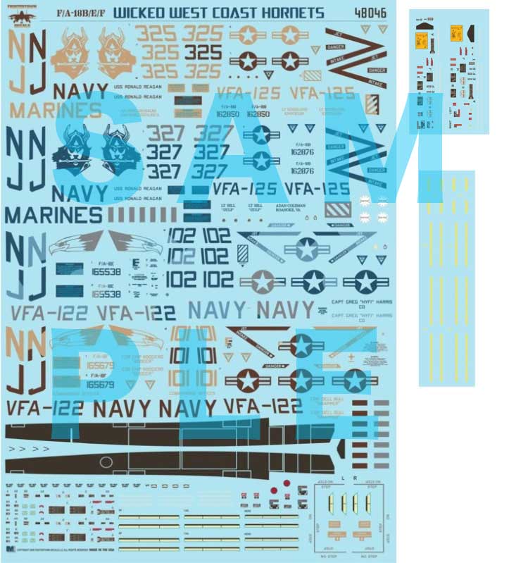 եǥ 1/48 VFA-122/125 F/A-18B/E/F "å   ۡͥå