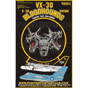 Fighter town decal 1/48 S-3B VX-30 "BLOODHOUNDS" VIKING