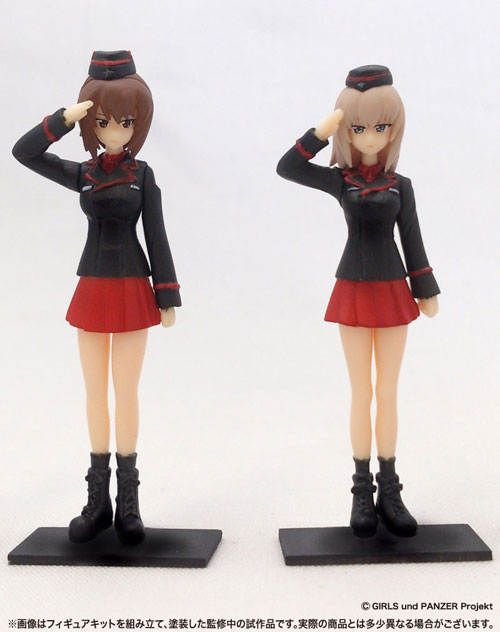 PLATZ 1/35 KUROMORIMINE GIRLS HIGH SCOOL Figure set