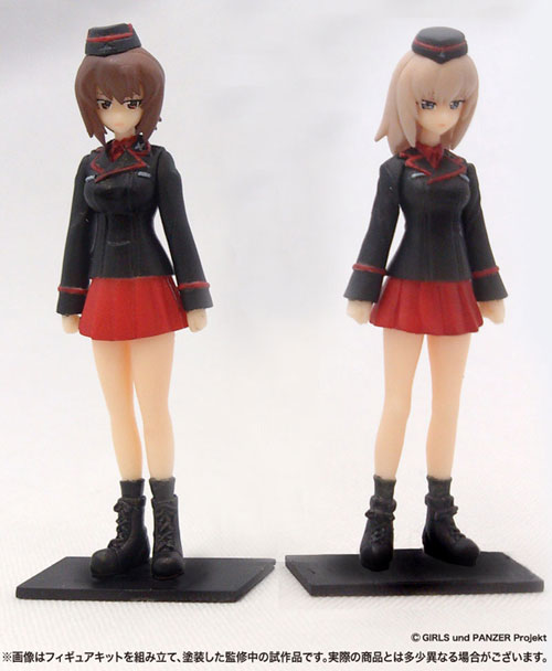 PLATZ 1/35 KUROMORIMINE GIRLS HIGH SCOOL Figure set