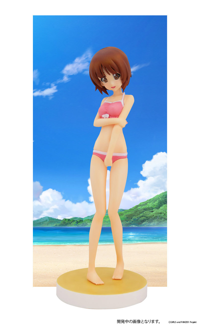 GIRLS und PANZER 1/10 Miho Nishizumi -Swimsuit ver.- 10th Anniv.