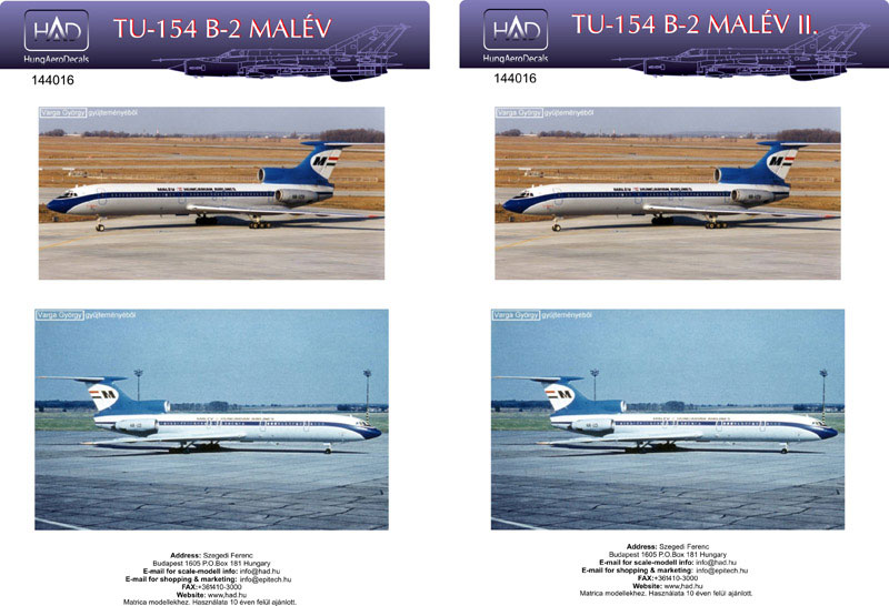 HADǥ 1/100 Tu-154 B/B-2 ޥϥ󥬥꡼Ҷ
