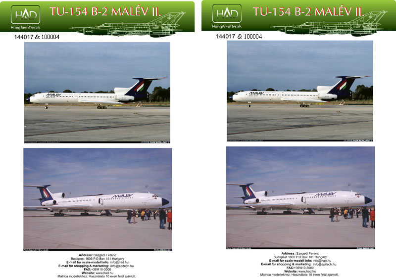 HADǥ 1/100 Tu-154 B-2 ޥϥ󥬥꡼Ҷ()