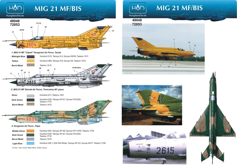 HADǥ 1/48 Mig-21 MF ϥ󥬥꡼¾ - ɥĤ