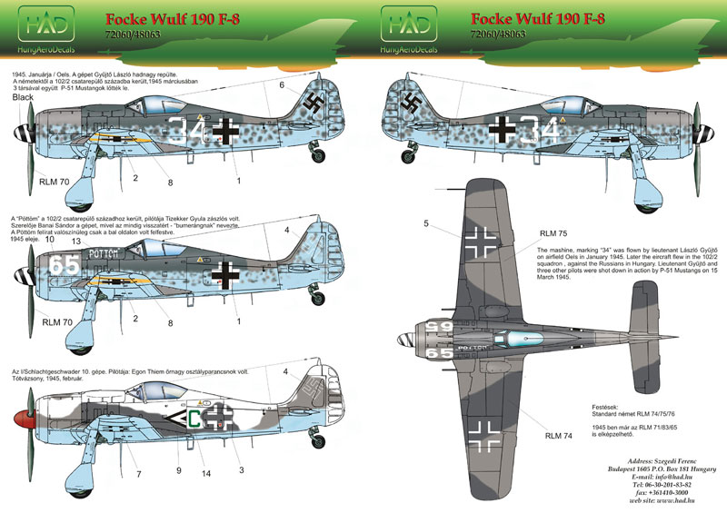 HADǥ 1/48 FW-190 F-8 ɥĶ - ɥĤ