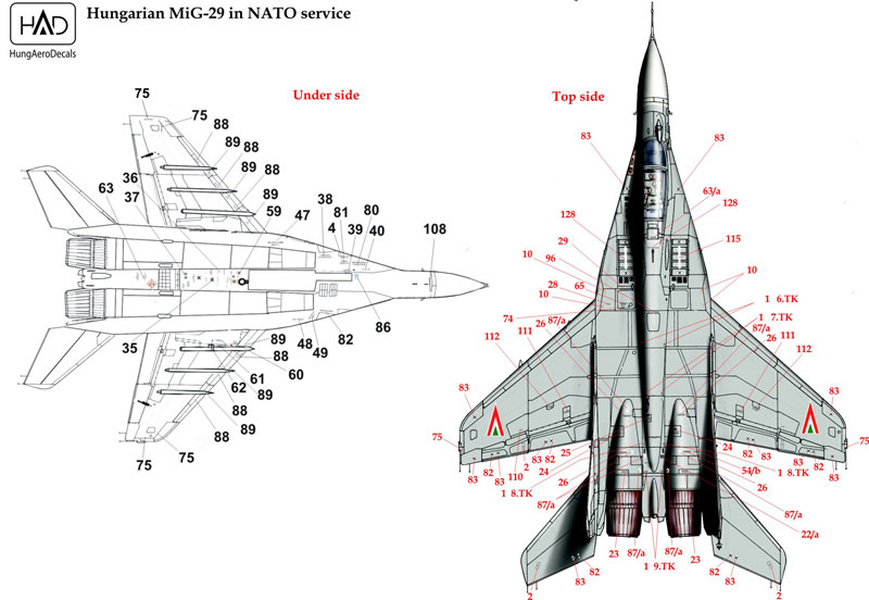 HADǥ 1/48 Mig-29 NATO