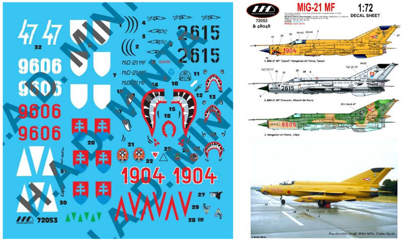 HADǥ 1/72 Mig-21 MF ϥ󥬥꡼¾