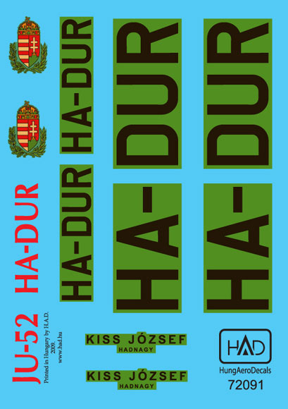 HADǥ 1/72 JU-52 (HA-DUR) - ɥĤ