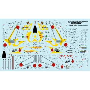 PLATZ 1/72 JASDF T-4 3WG 50TH ANNIVERSARY DECAL