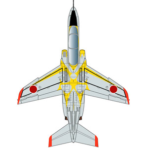 PLATZ 1/72 JASDF T-4 3WG 50TH ANNIVERSARY DECAL