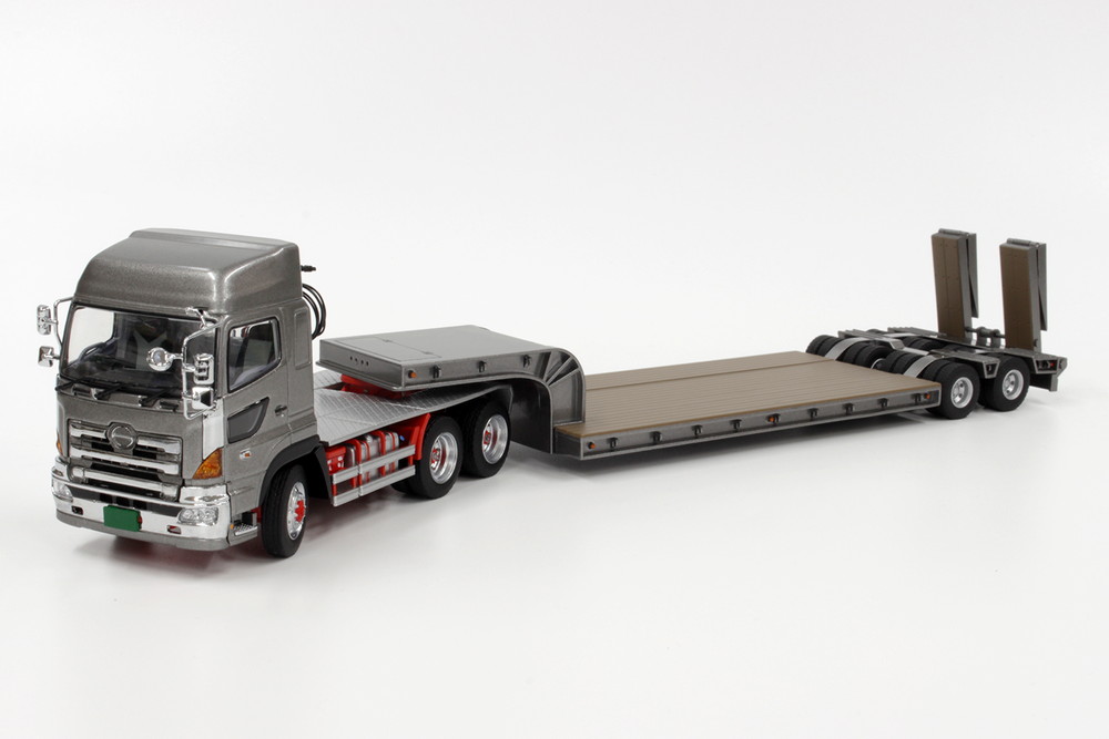 低床トレーラー 1/50 ミニカー DAF XF トラクタ 3軸低床トレーラー